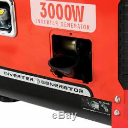 3000W Portable Inverter Gasoline Generator Ultra Quiet 4 Stroke Single Cylinder