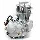 350cc Motorcycle Engine Kick Start Single Cylinder 4 Stroke Silver