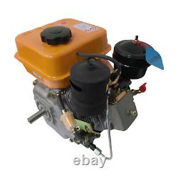 3HP 4 Stroke Diesel Engine OHV Motor Air-cooled Single Cylinder Pull Start 196cc