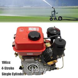 3HP Diesel Engine 196CC 4 Stroke Single Cylinder Air Cooled Manual Recoil Start