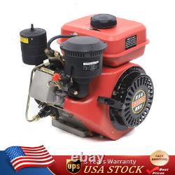 3HP Diesel Engine 196CC 4 Stroke Single Cylinder Air Cooled Manual Recoil Start