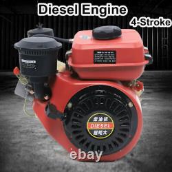 3HP Diesel Engine 196CC 4 Stroke Single Cylinder Air Cooled Manual Recoil Start