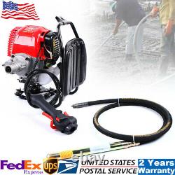 4.8 HP 4-Stroke Backpack Cement Vibrator Tool Concrete Vibrating Single Cylinder