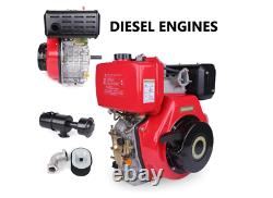 4 Stroke 10HP Diesel Motor Engine Heavy Duty 406CC Diesel Motor Single Cylinder
