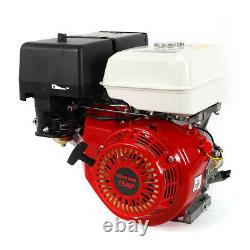 4 Stroke 15 HP New Gas Engine Go Kart OHV Single Cylinder Recoil Start Motor 9kw