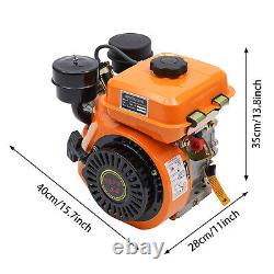 4-Stroke 196CC 3HP Diesel Engine Durable Air-Cooled Single Cylinder Machinery