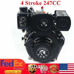 4 Stroke 247CC Engine Single Cylinder Air-cooled Engine Motor 3600rpm