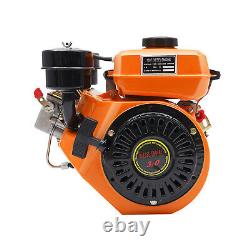 4 Stroke 3HP Diesel Engine OHV Motor Air-cooled Single Cylinder Pull Start 196cc