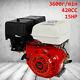 4 Stroke 420cc 15 Hp Horizontal Gas Engine Ohv Single Cylinder Air Cooling Motor