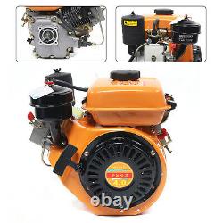 4-Stroke Diesel Engine Single Cylinder 196cc Shaft Length 53mm with Air Cooling US
