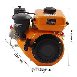 4 Stroke Diesel Engine Single Cylinder Air-cooling Manual Start Small Motor New