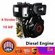 4 Stroke Single Cylinder 406cc 10hp Air Cooling Diesel Engine For Agricultural