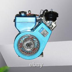 4 Stroke Single Cylinder Diesel Engine Air Cooling Hand Crank Diesel Motor F165