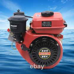 4-Stroke Single Cylinder Diesel Motor Engine 196cc 3000r/min Alloy Shell Durable