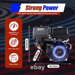 4 Stroke Single Cylinder Petrol Engine Recoil Pull Start Gasoline Engine Motor