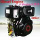 406cc 10hp Diesel Engine 4 Stroke Single Cylinder Air- Cooled Recoil 3600rpm Us