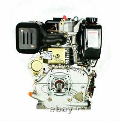 406CC 10HP Diesel Engine 4 Stroke Single Cylinder Air Cooling Recoil 3600rpm US