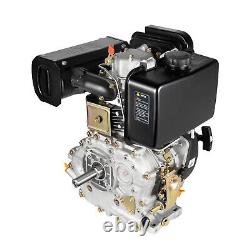 406CC 4-Stroke Diesel Engine Single Cylinder Air Cooling Motor 1'' Shaft 10 HP