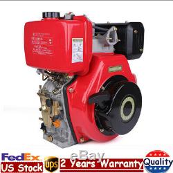 406CC 9HP 4 Stroke Diesel Oil Engine Single Cylinder 72.2mm Shaft Air Cooled USA