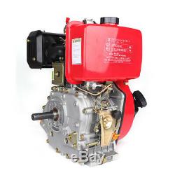 406CC 9HP 4 Stroke Diesel Oil Engine Single Cylinder 72.2mm Shaft Air Cooled USA