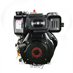 406cc 10HP Diesel Engine 4Stroke Single Cylinder Forced Air Cooling 3600rpm 5.5L