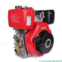 406cc 9HP 4 Stroke Diesel Engine 6.3kw Single Cylinder 72.2mm Shaft Length 2020
