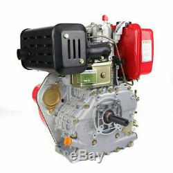 406cc 9HP Diesel Engine 4 Stroke Single Cylinder 72.2mm Shaft air- cooled Engine
