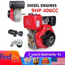 406cc 9HP Diesel Engine 4 Stroke Single Cylinder for agricultural machinery use