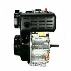 406cc 9HP Diesel Engine 4Stroke Single Cylinder 72.2mm Shaft Air Cooling US Ship