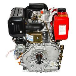 411cc 10HP Diesel Engine 4 Stroke Single Cylinder 72.2mm Shaft Length in USA