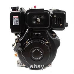 418CC Heavy Duty 10HP 4 Stroke Diesel Engine Single Cylinder 1 Shaft Air-Cooled