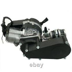 47cc 49cc 2 Stroke Engine Motor with Exhaust Pipe Muffler for Mini Bike Pocket