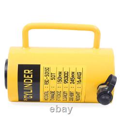 50 Ton Hydraulic Cylinder Jack Solid Ram 150mm/ 6 inch Stroke Single Acting