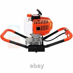 52 CC 2-Stroke Gas Powered Earth Auger Electric Power Engine Post Hole Digger