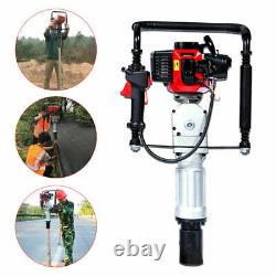 52CC 2Stroke Gasoline Gas Power Push Pile Post Driver AirCooling Single Cylinder