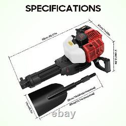 52cc 1.3L 2-stroke Single Cylinder Air-cooled Handheld Trencher Digger Machine