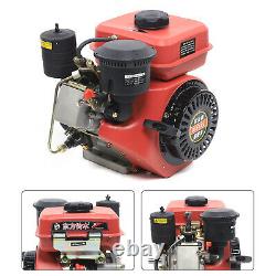 6 HP 4-Stroke Diesel Engine Single Cylinder Vertical Engine Motor 53mm Shaft