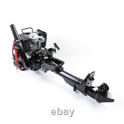 6HP 4-Stroke Outboard Motor Inflatable Boat Engine Air Cooling Single Cylinder