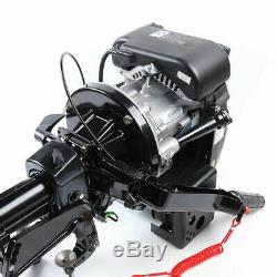 6HP 4 Stroke Outboard Motor Tiller Shaft Boat Engine Single Cylinder 3.75KW USA