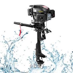 6HP Outboard Motor Fishing Boat Engine & 4 Stroke Air COOLED Single Cylinder