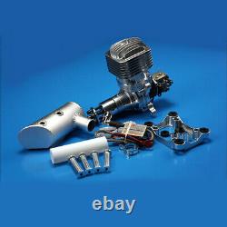 85CC DLE85 Gas Engine Single Cylinder Two Stroke Side Exhaust For RC Airplane