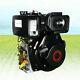 9hp 4 Stroke Diesel Engine 406cc Single Cylinder Motor 72.2mm Shaft Length 186f