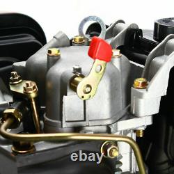 9HP 406cc 3600 rpm Diesel Engine 4 Stroke Single Cylinder 72.2mm Shaft Engine US
