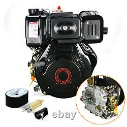 9HP Diesel Engine 4-Stroke Single Cylinder Forced Air Cooling 3600Rpm 406cc 5.5L