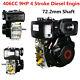 9hp Diesel Engine 406cc 4 Stroke Single Cylinder 2-5/6 Length Shaft Air Cool