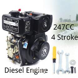 Air Cooled 3600RPM Fuel Engine 4 Stroke Single Cylinder Horizontal Machine 5HP