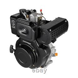 Air Cooled Single Cylinder Diesel Engine 10HP 4 Stroke 3600rpm Manual Start