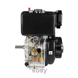 Air Cooled Single Cylinder Diesel Engine 10HP 4 Stroke 3600rpm Manual Start