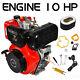 Air Cooling Diesel Engine 10hp Forced Single Cylinder 186fa 4 Stroke Engine 5.5l