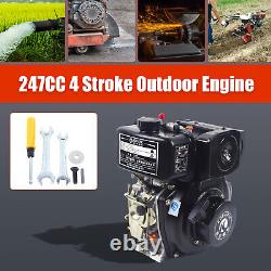 Air-cooled Diesel Engine 4 Stroke Single Cylinder For Agricultural Machinery